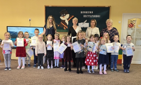 XI MIĘDZYGMINNY KONKURS RECYTATORSKI DLA PRZEDSZKOLAKÓW - etap przedszkolny