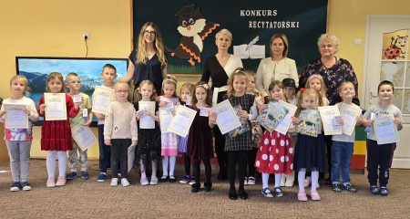 W KRAINIE WIERSZY WANDY CHOTOMSKIEJ - XI MIĘDZYGMINNY KONKURS RECYTATORSKI DLA P...